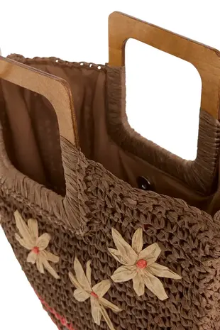 ICHI Carla Bag - Golden Brown