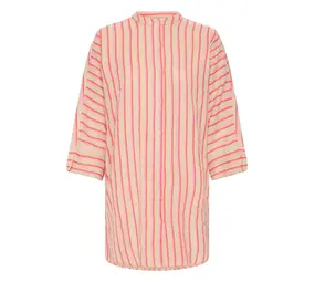 ICHI Foxa Shirt Stripe - Azalea Stripe