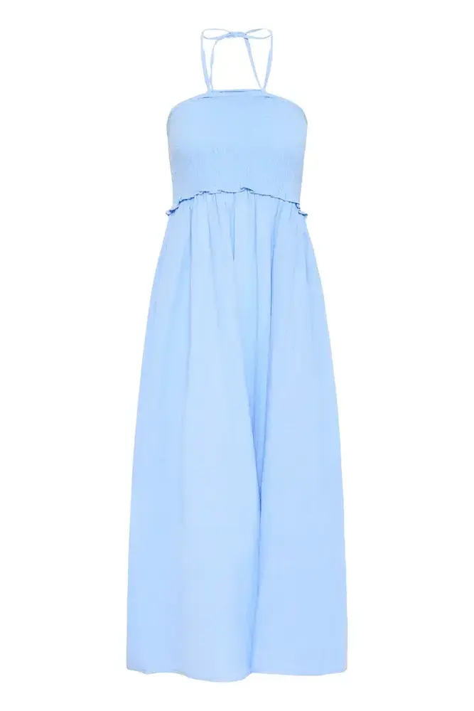 ICHI Foxa Dress - Placid Blue