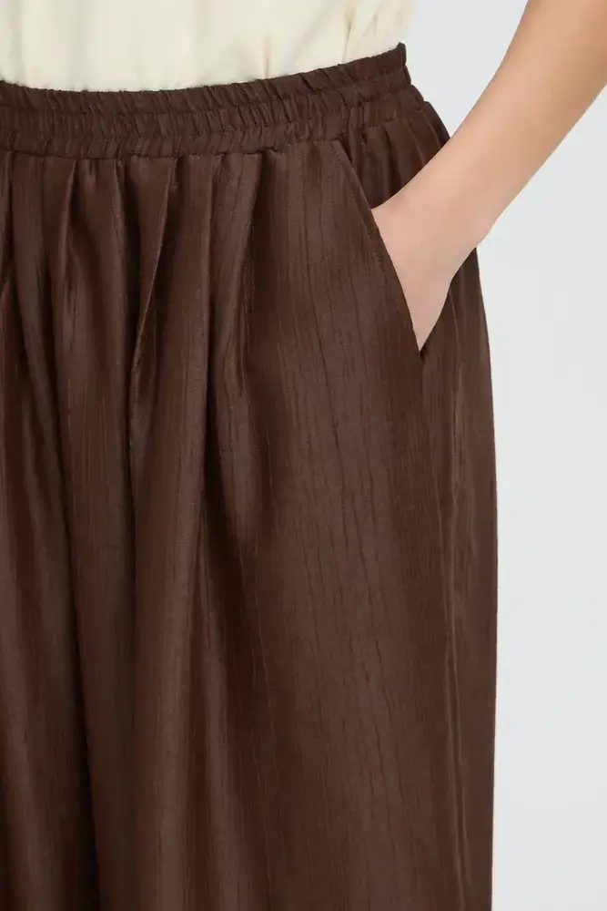 ICHI Balloon Pant - Chicory Coffee