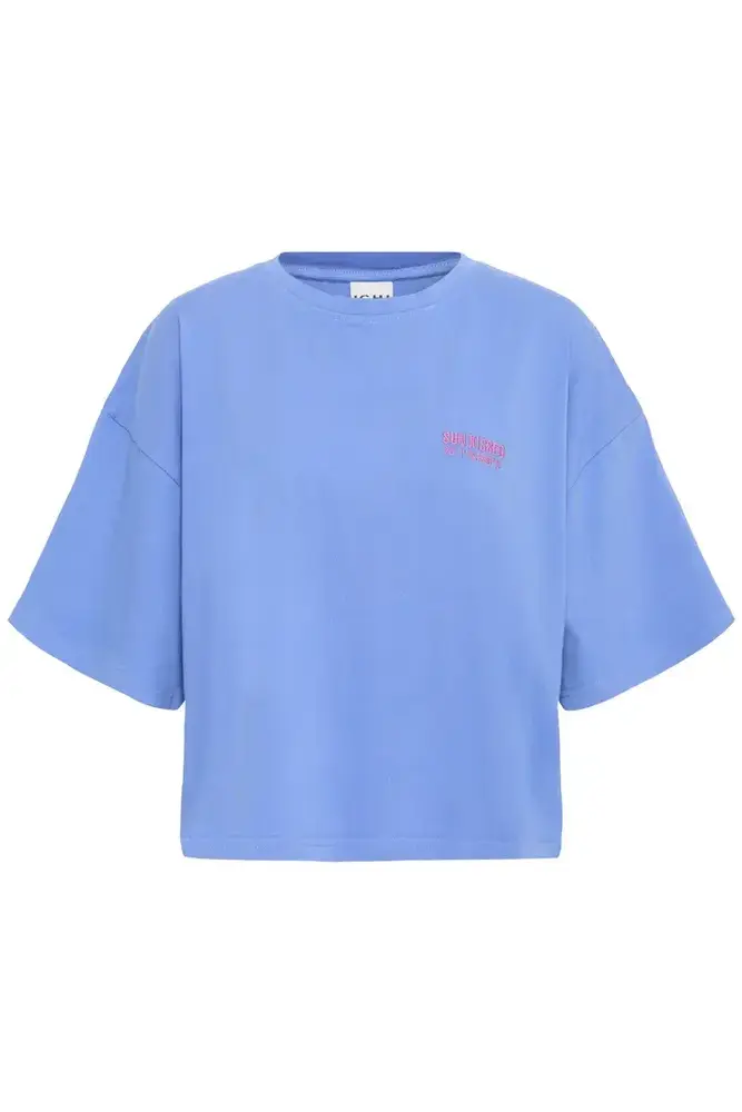 ICHI Nica Shirt - Wedgewood/Very Berry