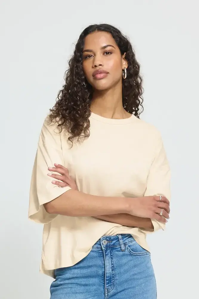 ICHI Palmer Ex Loose - Birch Melange