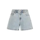 ICHI Aveny Short - Light Blue Bleached