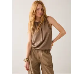 Summum Woman Top Fluid – Deep Fig