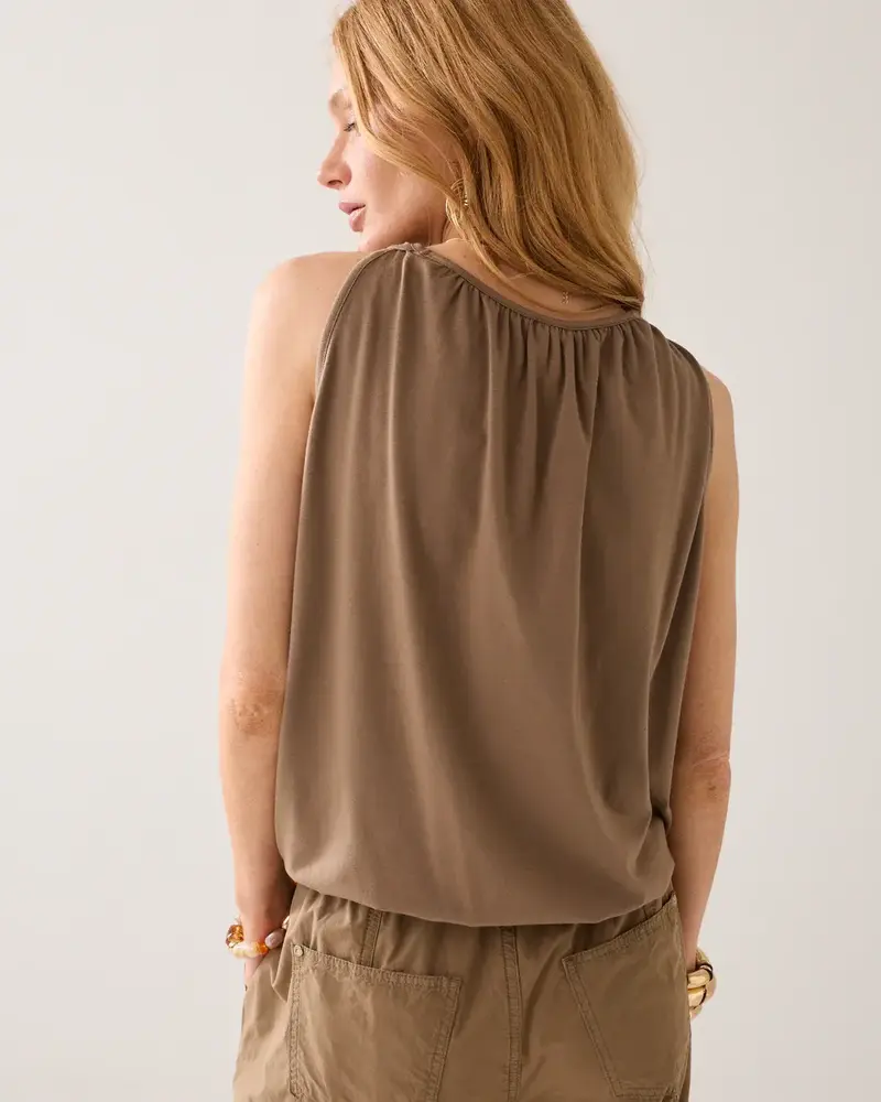 Summum Woman Top Fluid – Deep Fig