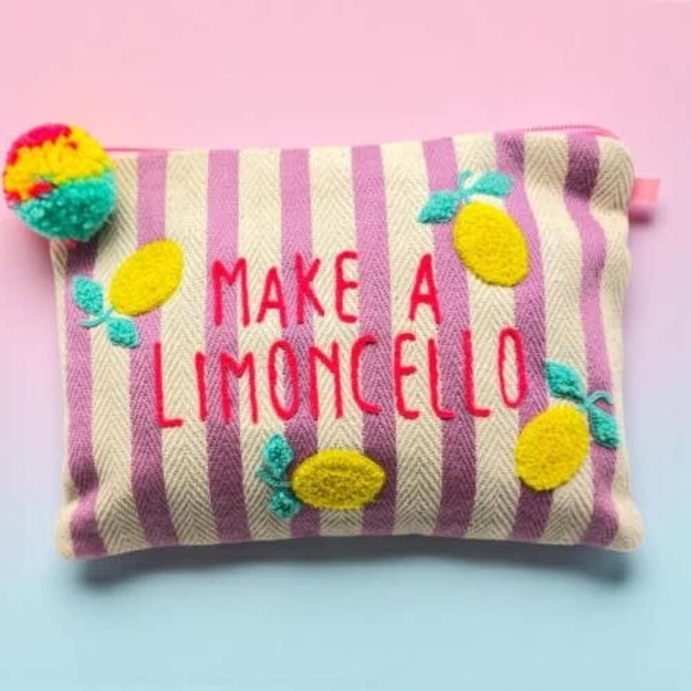 Noi Hamburg Zip pouch Limoncello