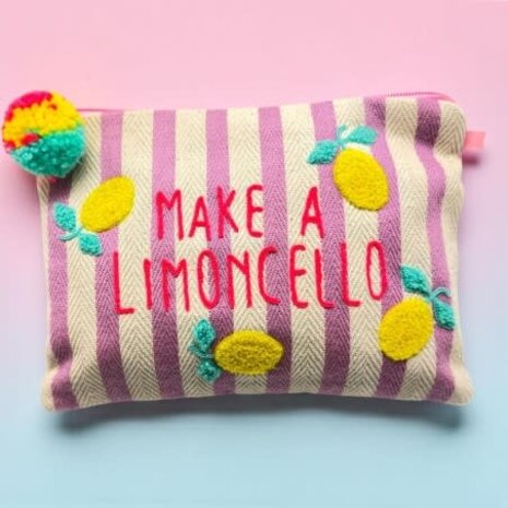 Noi Hamburg Zip pouch Limoncello