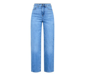 SistersPoint Owi Wide Jeans – Med Blue