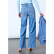 SistersPoint Owi Wide Jeans – Med Blue