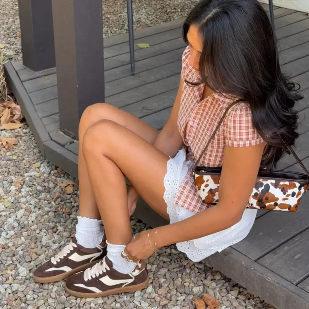 Dolce Vita Notice Sneakers - Dark Brown Leather