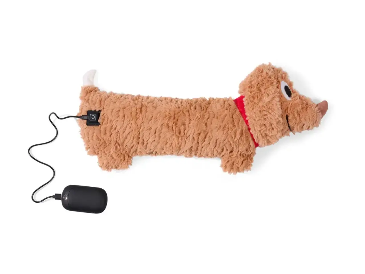 Bitten Design USB Fluffy Dog Warmer - Brown
