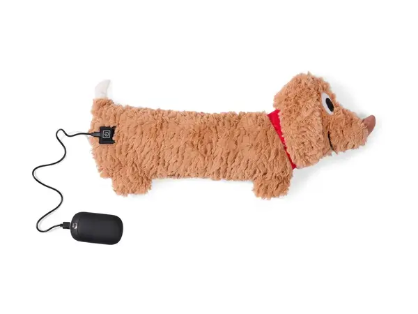Bitten Design USB Fluffy Dog Warmer - Brown