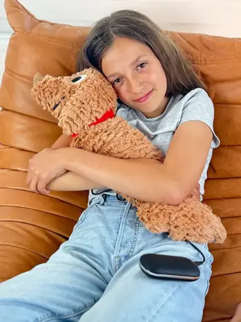 Bitten Design USB Fluffy Dog Warmer - Brown
