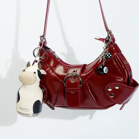 Asobu Mini Bestie Waterfles - Koe