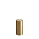 Uyuni LED pillar candle Smooth - 7,8x15cm Gold Finish