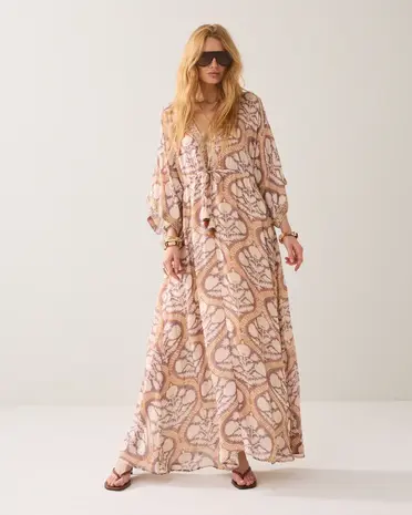 Summum Woman Dress Art deco print – Multicolour