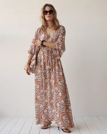 Summum Woman Dress Art deco print – Multicolour