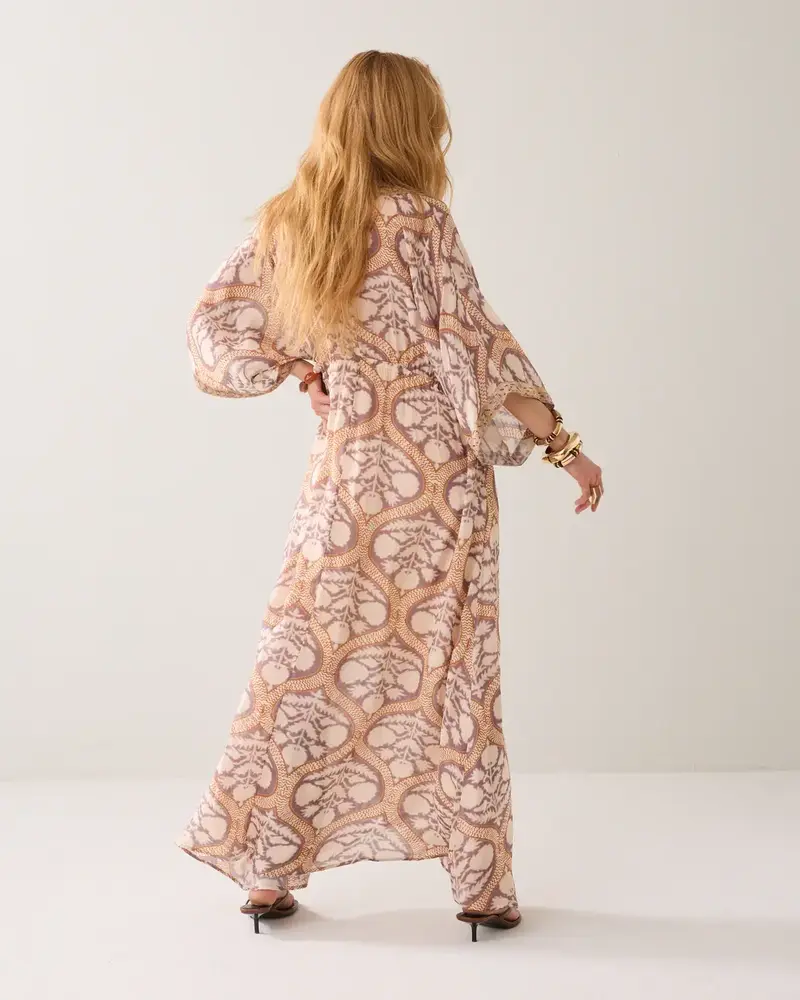 Summum Woman Dress Art deco print – Multicolour