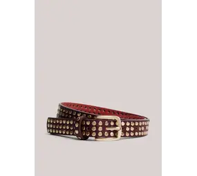 Summum Woman Belt studs – Deep Fig