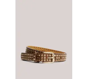 Summum Woman Belt studs – Burnt Apricot