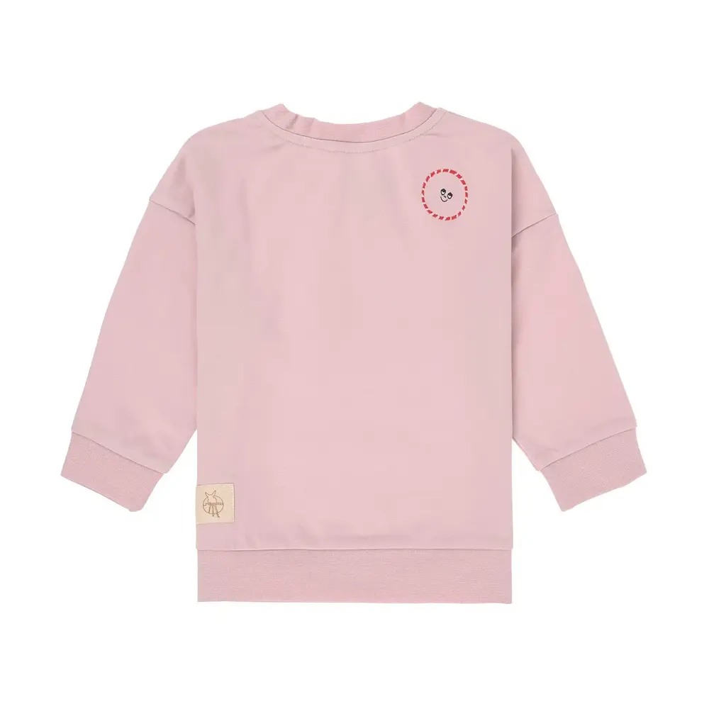 Lassig Kids Sweater GOTS Cat - Cloud Pink Lassig Kids Sweater GOTS Cat - Cloud Pink