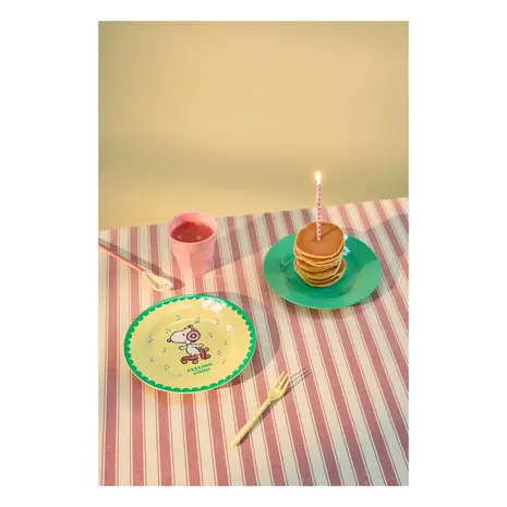Rice Kinderbord - Snoopy print yellow