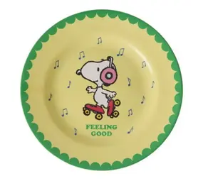 Rice Kinderbord - Snoopy print yellow