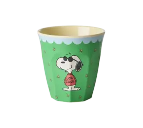 Rice Beker - Snoopy print green