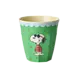 Rice Beker - Snoopy print green