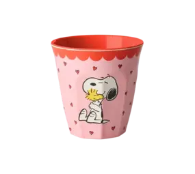 Rice Beker - Snoopy print pink