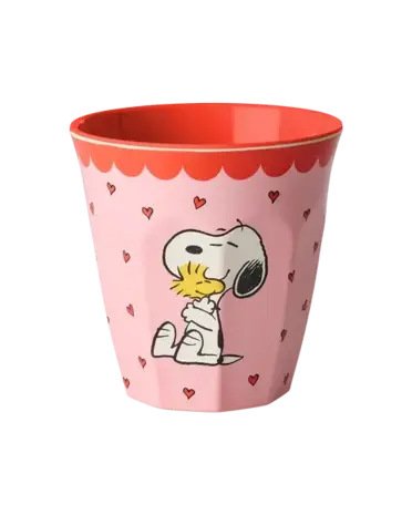 Rice Beker - Snoopy print pink