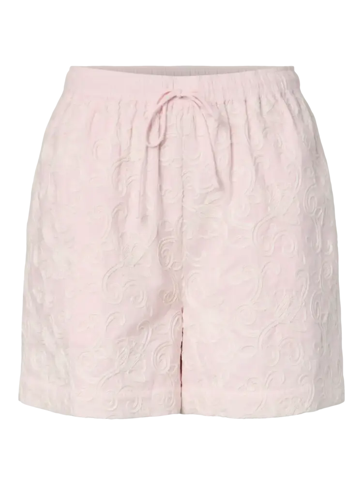 YAS Nitta Shorts – Ballerina Star White Embroidery