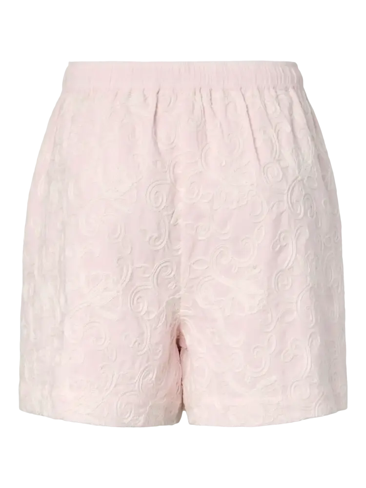 YAS Nitta Shorts – Ballerina Star White Embroidery