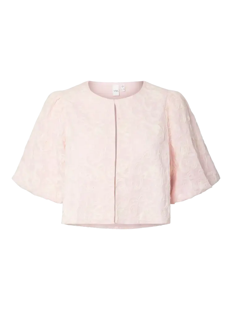 YAS Nitta Top – Ballerina Star White Embroidery