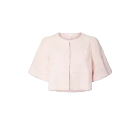 YAS Nitta Top – Ballerina Star White Embroidery