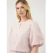 YAS Nitta Top – Ballerina Star White Embroidery