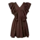 YAS Magly Dress – Coffee Bean