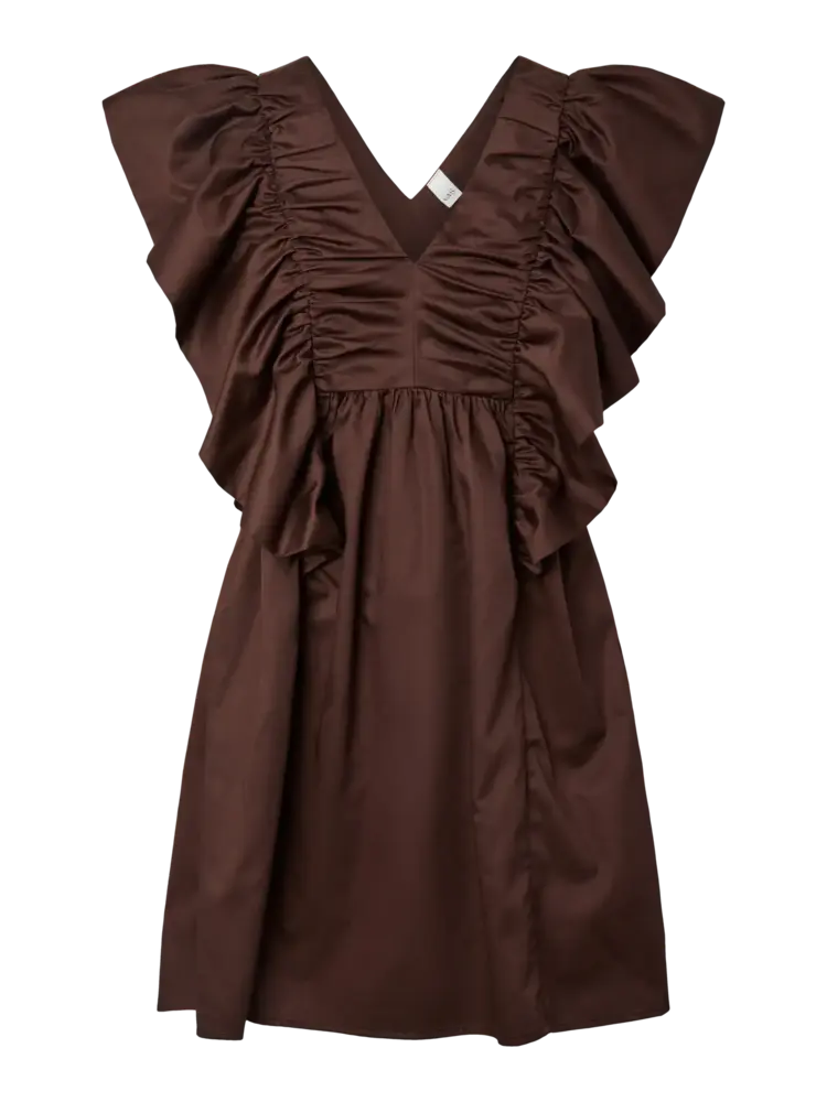 YAS Magly Dress – Coffee Bean