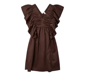YAS Magly Dress – Coffee Bean