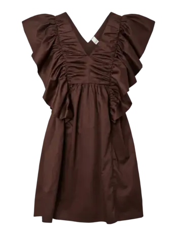 YAS Magly Dress – Coffee Bean