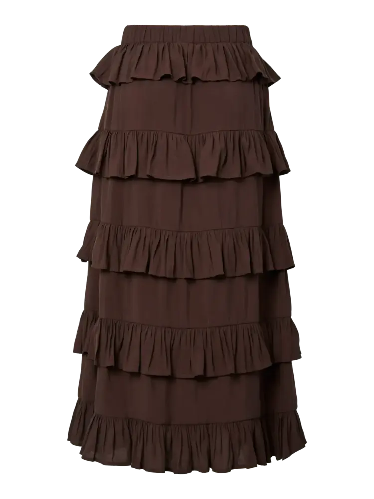 YAS Wima Hw Ankle Skirt – Coffee Bean