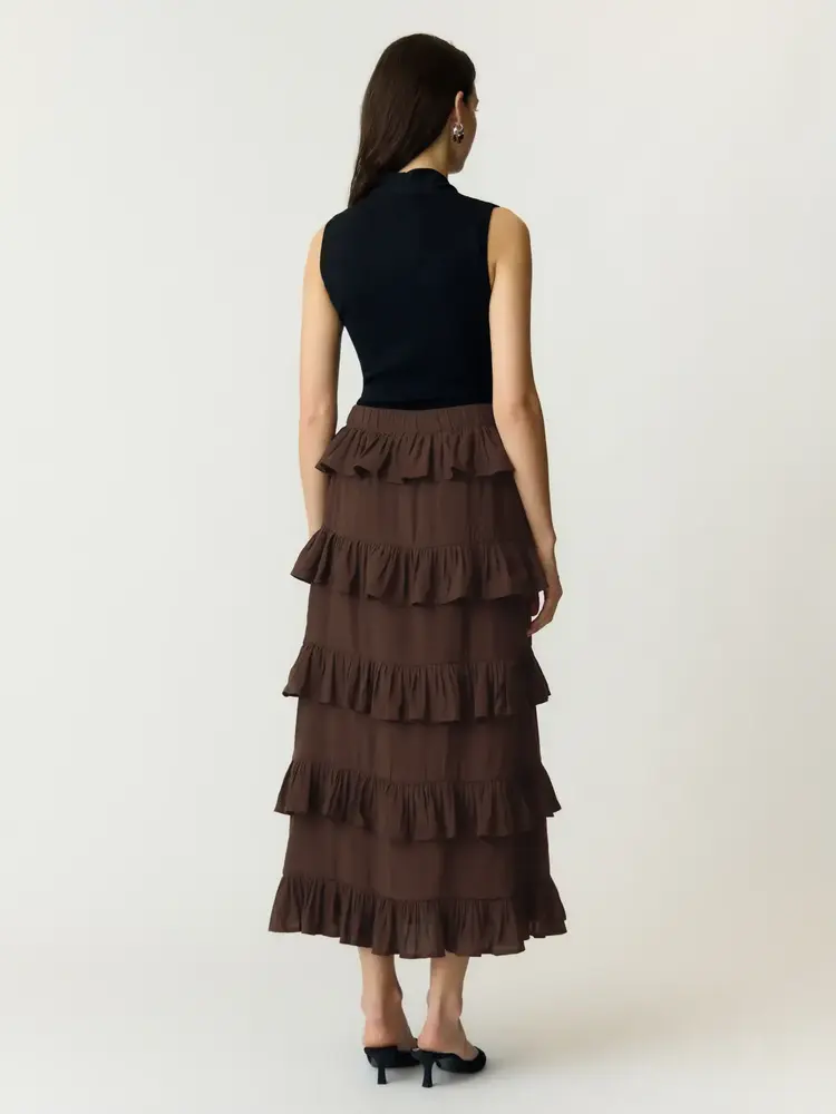 YAS Wima Hw Ankle Skirt – Coffee Bean