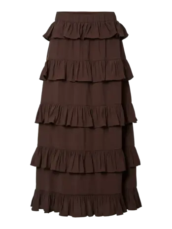 YAS Wima Hw Ankle Skirt – Coffee Bean