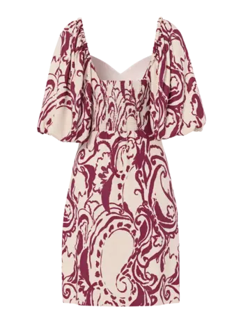 YAS Fleur Dress - Pristine Fleur