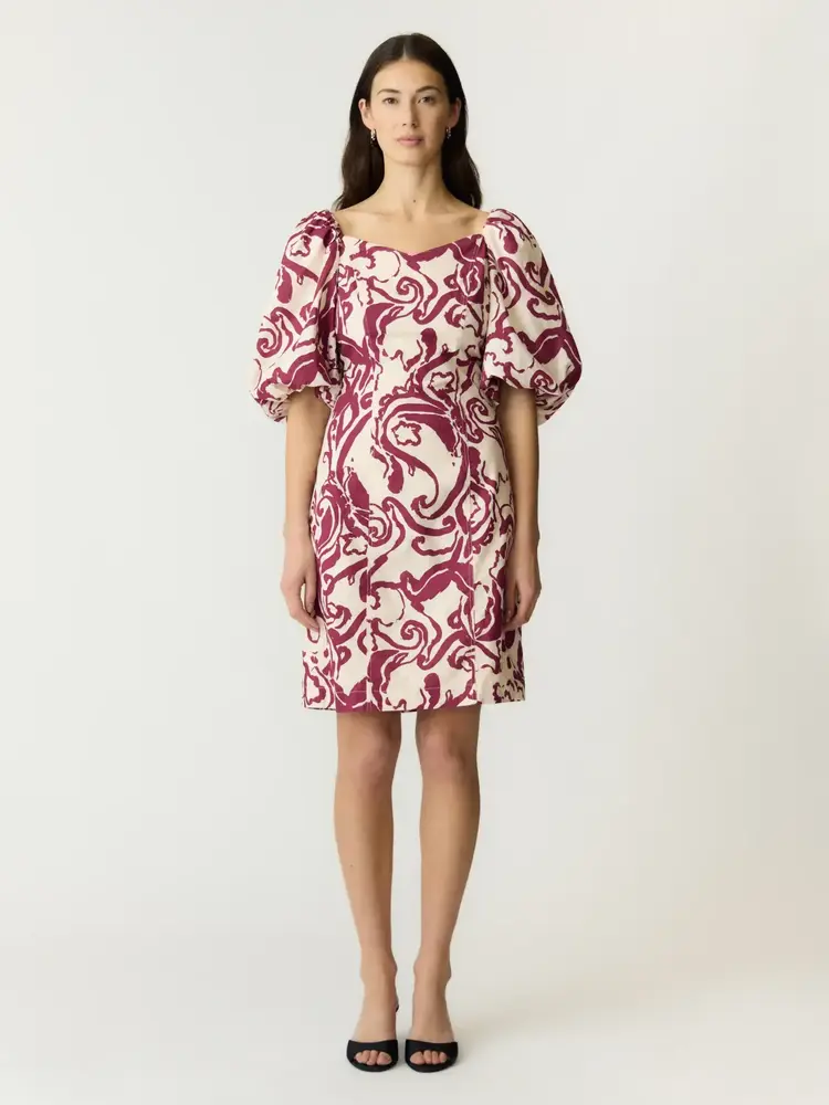YAS Fleur Dress - Pristine Fleur