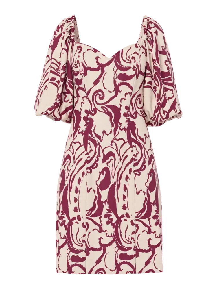 YAS Fleur Dress - Pristine Fleur