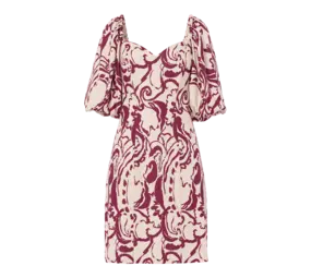 YAS Fleur Dress - Pristine Fleur
