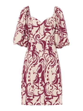 YAS Fleur Dress - Pristine Fleur