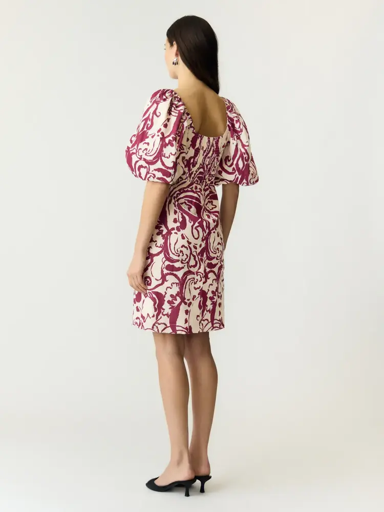 YAS Fleur Dress - Pristine Fleur