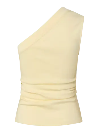 YAS Venice One Shoulder Top - Anise Flower